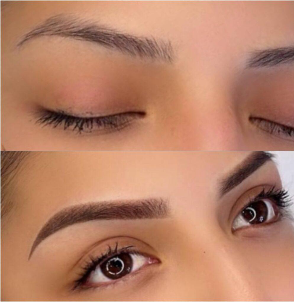 Ombre Powder Brow effect in India